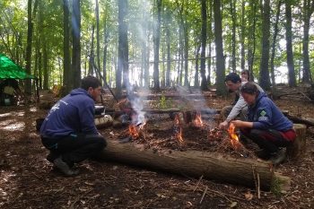 Reflections of Bushcraft in 2020 - Friends lighting fires together
